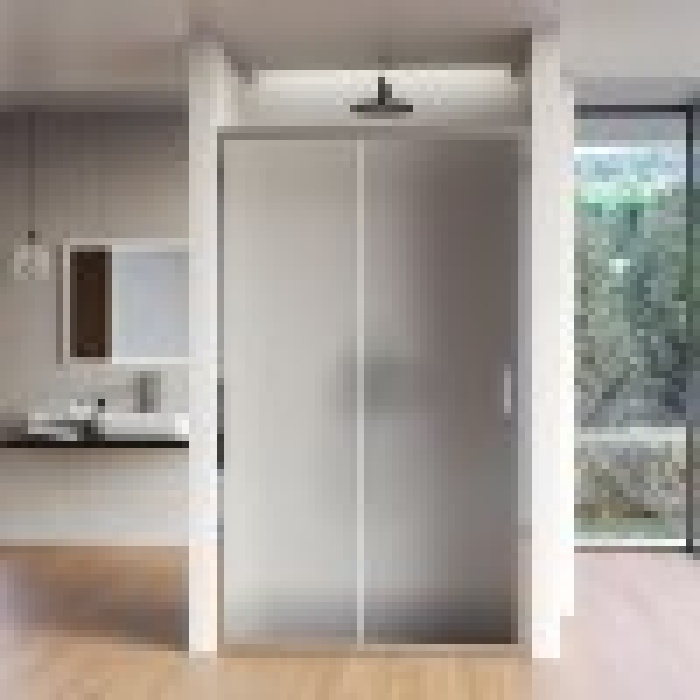 Porta Doccia Apertura Scorrevole Opaca 6mm H195 AGATA - immagine 2