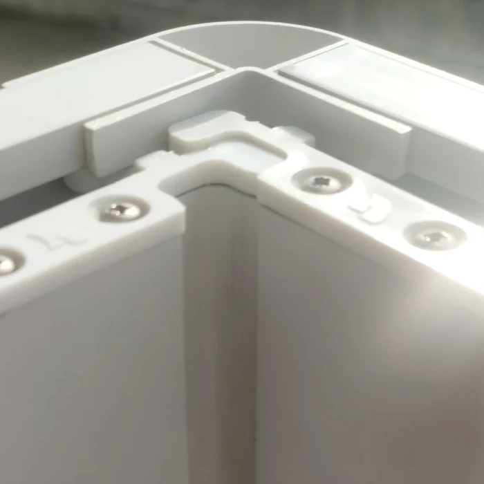Box Doccia Curvo Curvo In Pvc Bianco - immagine 2