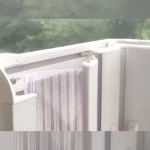 Box Doccia Curvo Curvo In Pvc Bianco - immagine 5