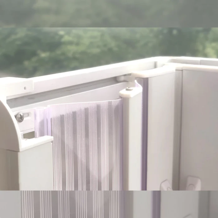 Box Doccia Curvo Curvo In Pvc Bianco - immagine 5