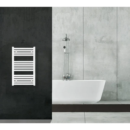 Radiatore Termoarredo Scaldasalviette 80x45 Bianco Interasse 40 Cm