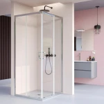 Box Doccia Due Lati Trasparente Anticalcare H195 6mm ADRY Box Doccia Due Lati Trasparente Anticalcare H195 6mm ADRY