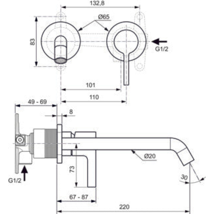 Ideal Standard LAVABI | JOY |  Miscelatore monocomando lavabo - immagine 2
