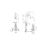 Rubinetto Miscelatore Lavabo Con Bocca Lunga Cromato | Jackie - immagine 2