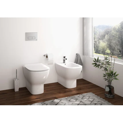 Ideal Standard Coppia sanitari | T353601/T456901 Vaso a terra AquaBlade® universale filo parete