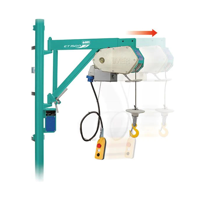 ELEVATORE IMER TR VK200N t.c.m.1,5 fune m.50 - immagine 1