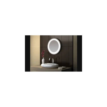 Specchio Tondo Con Illuminazione A Led - Moonlight