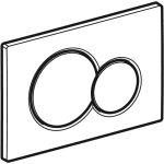 Placca di comando Geberit Sigma01 per risciacquo a due quantità - immagine 3