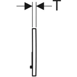 Placca di comando Geberit Sigma01 per risciacquo a due quantità - immagine 5