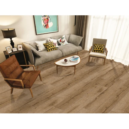 Pavimento  SPC  Baufloor® Dimensioni doga: 1.220 x 183 x 5* mm ORO