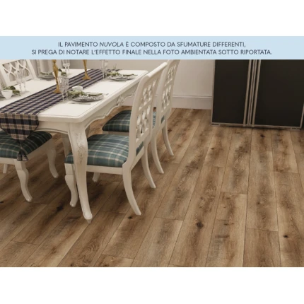 Pavimento SPC Baufloor® Dimensioni doga: 1.219 x 183 x 6* mm NUVOLA