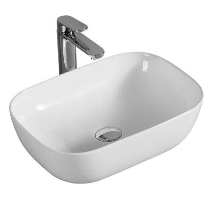 Lavandino bianco da appoggio 46x33 | Mini Carducci