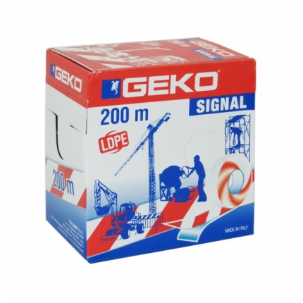 NASTRO SEGNALETICO BIANCO /ROSSO M.200