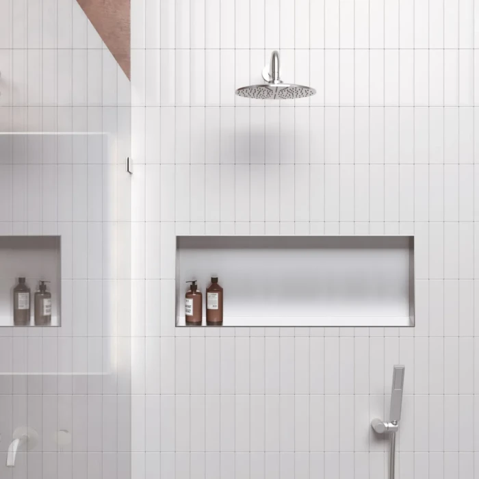 Nicchia per doccia in acciaio 60X30 GLAMOUR - immagine 4