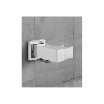 Set Doccia incasso CHIASSO Braccetto Miscelatore Doccetta Acciaio Cromo - immagine 3