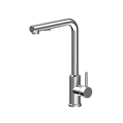 Miscelatore cucina con doccetta estraibile ACCIAIO INOX