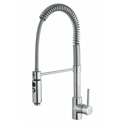 Rubinetto miscelatore da cucina con molla cromato Hyperflex