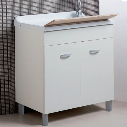 Mobile lavatoio in Abs opaco 80x50 Bianco
