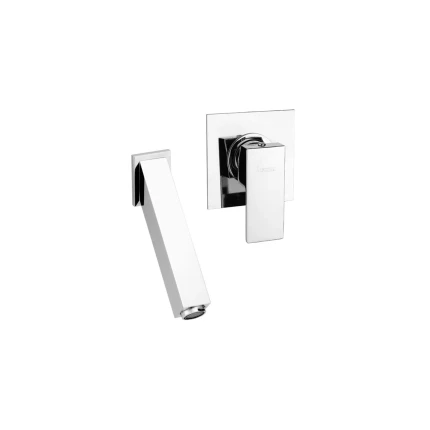 Gruppo lavabo a parete con bocca cromato Manhattan