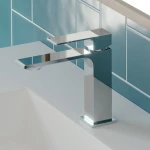 Miscelatore lavabo quadrato di design TBOL - immagine 3
