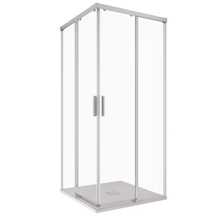 Box Doccia due lati scorrevole Trasparente 6mm H195cm UNICO