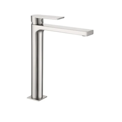 Miscelatore canna alta per lavabo in appoggio Alpha Nichel pvd ALPHA Aqg