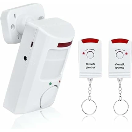 Allarme di Sicurezza Domestica Senza Fili per la Sicurezza Domestica, Rilevatore di Sensori di Movimento PIR, Kit Di Sistemi di Allarme a Infrarossi da 105 DB Per La Sicurezza Domestica