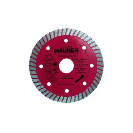 DISCO MAURER DIAMANTATO  GRES MM.115