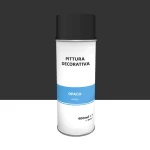 Smalto spray base solvente nero opaco 0.4 L