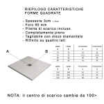 Piatto doccia in marmo resina Grigio Scuro pietra cemento PLUS - immagine 8