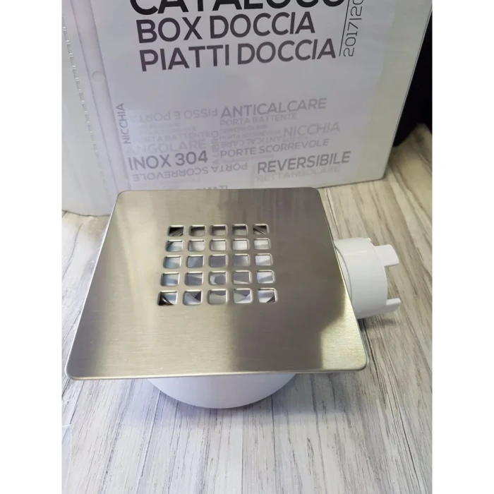 Piatto doccia in marmo resina Grigio Scuro pietra cemento PLUS - immagine 10