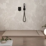 Piatto doccia in marmoresina Sabbia effetto pietra cemento PRESTIGE - immagine 6